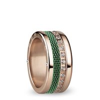 Anello Bering Donna Green Lights in Acciaio Cristallo GREENLIGHTS-8 - GREENLIGHTS-8